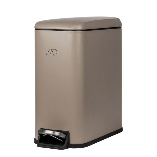 Beżowy metalowy kosz na śmieci z pedałem 5 l Wendy – Mette Ditmer Denmark