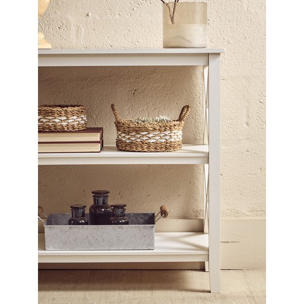 Biały regał z litego drewna sosnowego 40x81x81 cm Heritage – Premier Housewares-image-1
