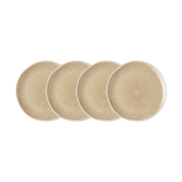 Beżowe kamionkowe talerze zestaw 4 szt. ø 27 cm Viola – House Nordic