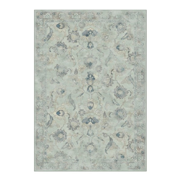 Jasnoniebieski dywan z wiskozy i bawełny Safavieh Serafina Vintage, 200x279 cm