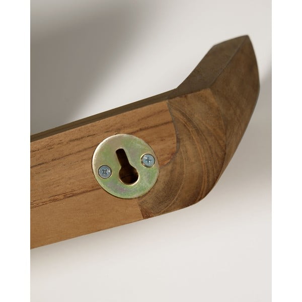 Półki z litego drewna tekowego zestaw 2 szt. 50 cm Shamel – Kave Home-image-3