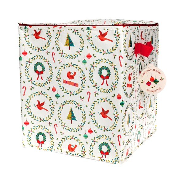 Pojemnik do przechowywania ubrań z plastiku z recyklingu 32x32x35 cm Classic Christmas – Rex London-image-4