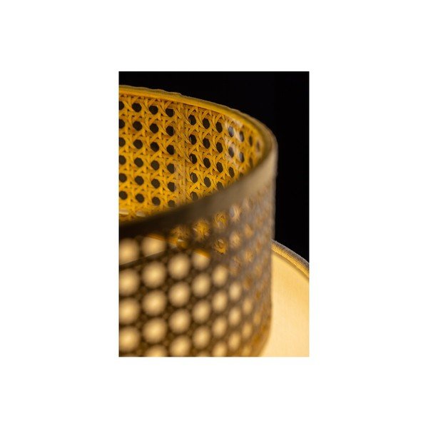 Lampa wisząca z rattanowo- tekstylnym kloszem Abra 2 – GTV-image-3