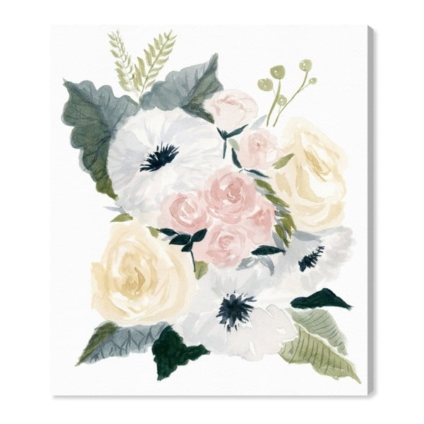 Obraz Oliver Gal Pastel Florals, 35x40 cm 
