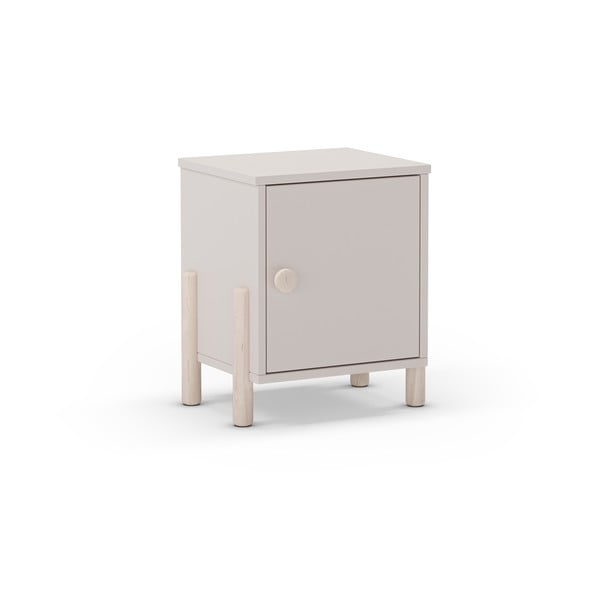 Kremowa dziecięca szafka nocna z litego drewna sosnowego Enola – Marckeric-image-3