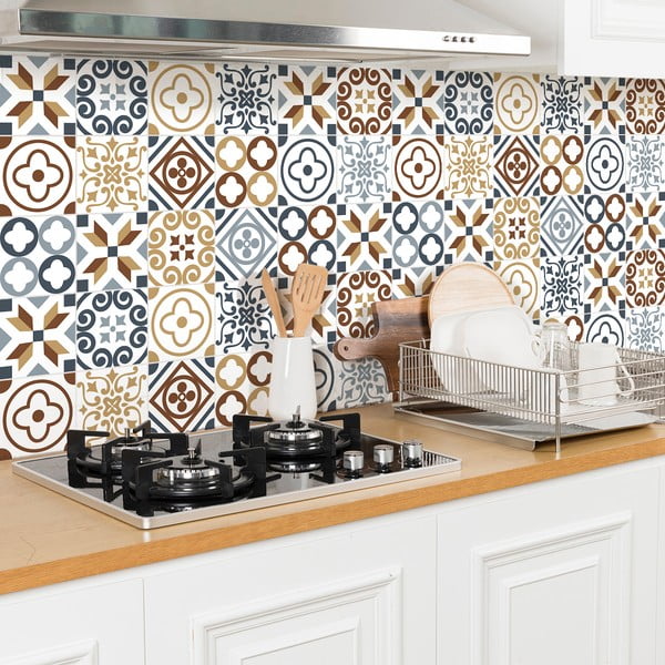 Komplet 30 dekoracyjnych naklejek ściennych Ambiance Ninocito, 15x15 cm-image-1