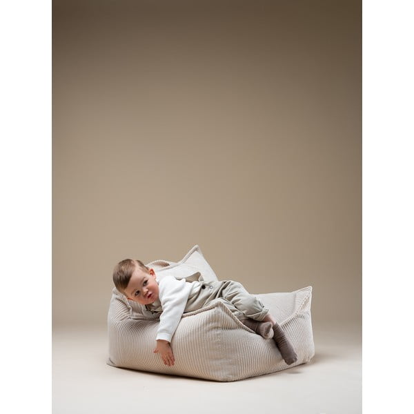 Kremowy sztruksowy dziecięcy worek do siedzenia Chair – Wigiwama-image-4
