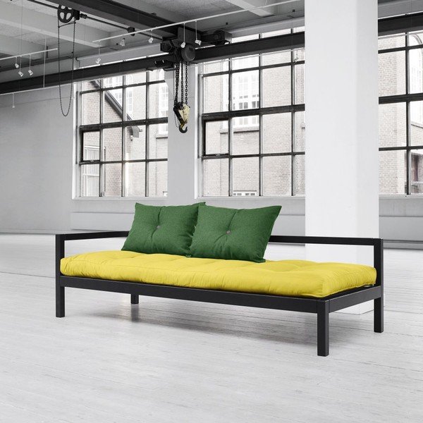 Sofa wielofunkcyjna Karup Soul Black/Pistacio/Gris-image-1