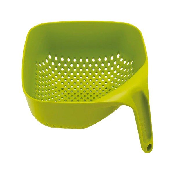 Duży zielony durszlak sześciokątny Joseph Joseph Square Colander