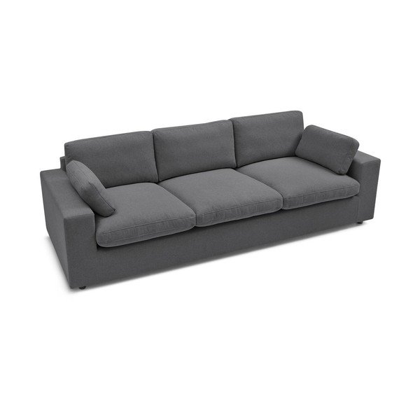 Ciemnoszara sofa 250 cm Belair – Bobochic Paris-image-3