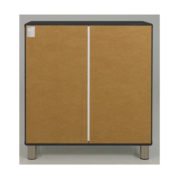 Czarna wysoka komoda 86x92 cm Malibu – Tenzo-image-1