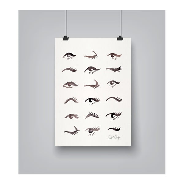 Plakat Americanflat Mascara by Cat Coquillette, 30x42 cm