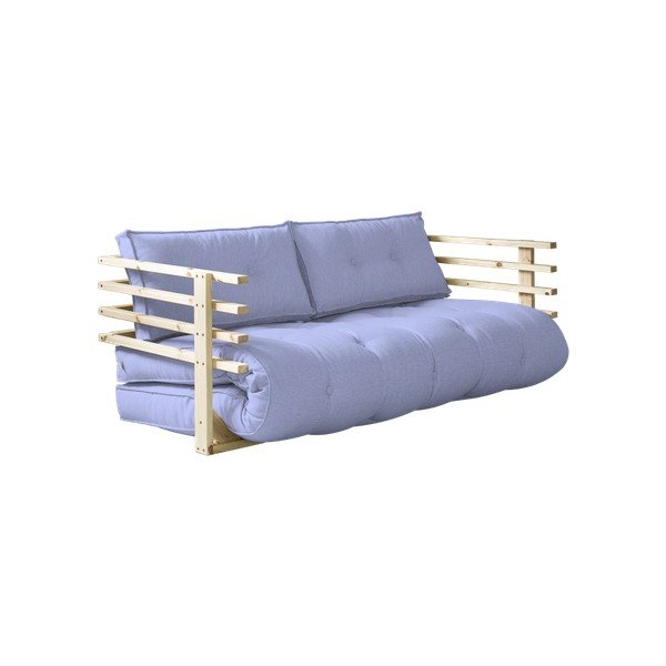 Sofa rozkładana Karup Funk Natural/Blue Breeze-image-3
