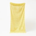 Żółty bawełniany ręcznik plażowy Sunnylife Luxe, 160x90 cm