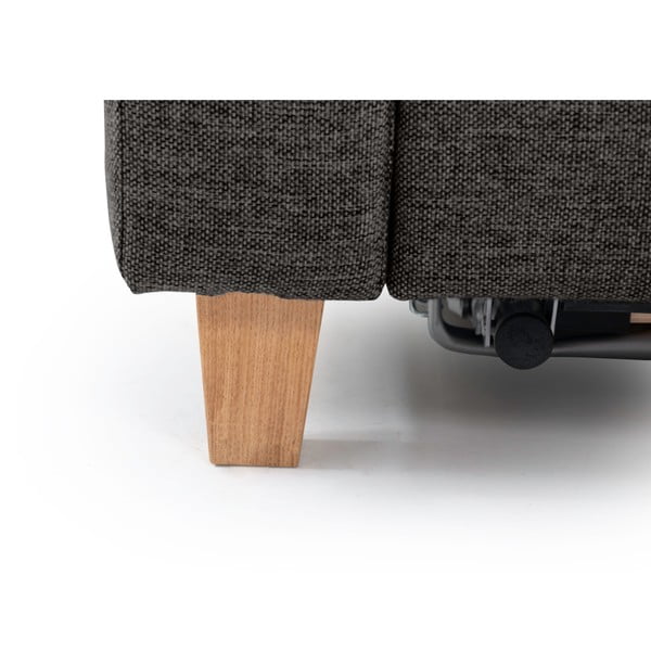 Antracytowa rozkładana sofa Scandic Sonia-image-4