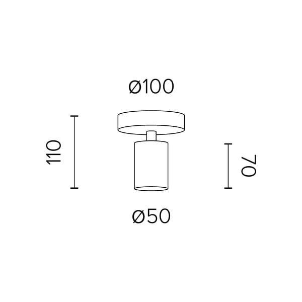 Biała lampa sufitowa Sotto Luce Cero-image-2