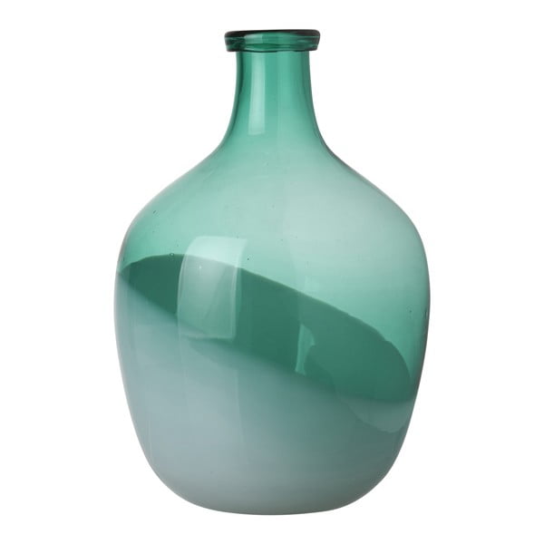 Zielony wazon Athezza Bicolour, wys. 29 cm