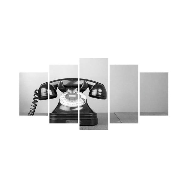 Wieloczęściowy obraz Black&White no. 52, 100x50 cm