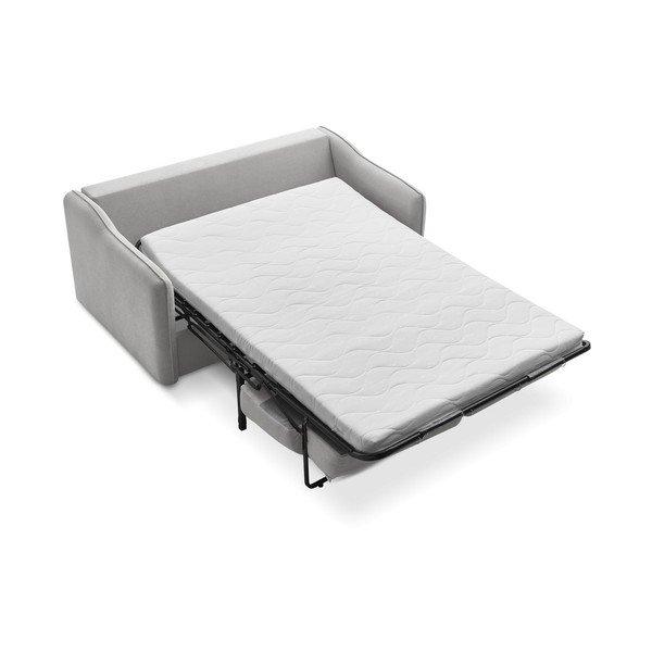 Jasnoszara sofa do spania/rozkładana 178 cm Lenny – Bobochic Paris-image-4