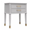 Jasnoszara szafka nocna Westerleigh – CosmoLiving by Cosmopolitan