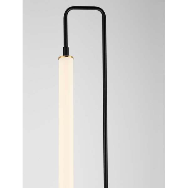 Biała/w kolorze matowej czerni metalowa lampa stojąca LED (wysokość 150 cm) Wetro – Nova Luce-image-2