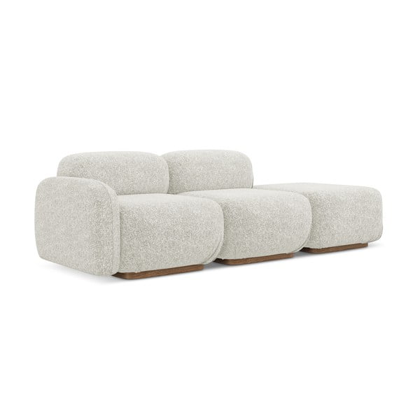 Kremowy szezlong modułowy (lewostronny) Ailani – Makamii-image-3