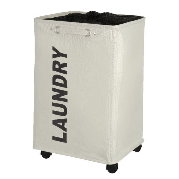 Beżowy kosz na pranie Wenko Quadro, 79,2 l-image-4