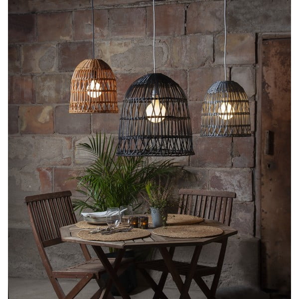 Czarny abażur ø 48 cm Knute – Star Trading-image-4