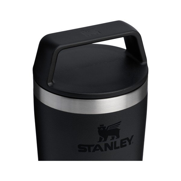 Czarny kubek termiczny ze stali nierdzewnej 350 ml Café-To-Go Travel Mug Black 2.0 – Stanley-image-3