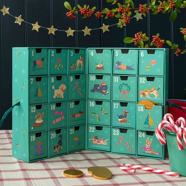 Kalendarz adwentowy 37,5 cm Festive Friends – Rex London-image-1