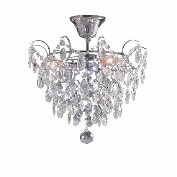 Lampa wisząca w srebrnym kolorze Markslöjd Rosendal, ø 36 cm