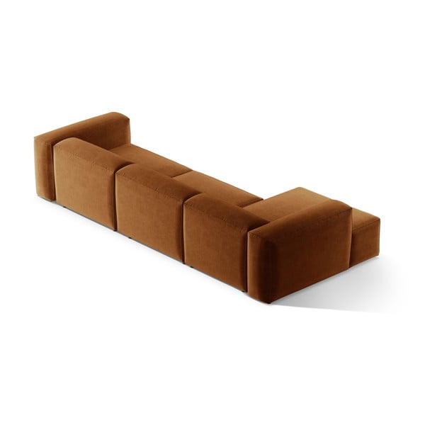 Ceglasty narożnik (lewostronny/z szezlongiem) Bergamo – Cosmopolitan Design-image-4