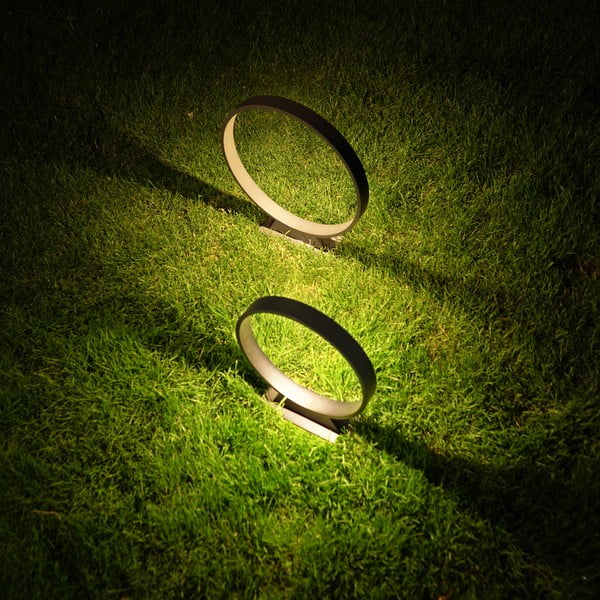 Czarna lampa stojąca SULION Nala, ø 40 cm-image-2