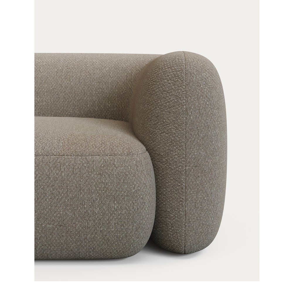 Szara sofa z materiału bouclé 246 cm Martina – Kave Home (zdjęcie 4)