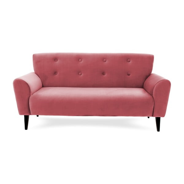 Różowa sofa Vivonita Kiara, 195 cm