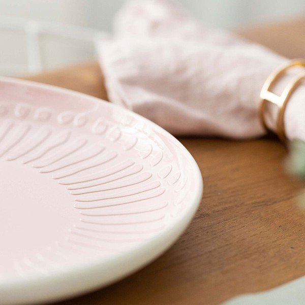 Biało-różowy porcelanowy talerz Villeroy & Boch Blossom, ⌀ 24 cm-image-1