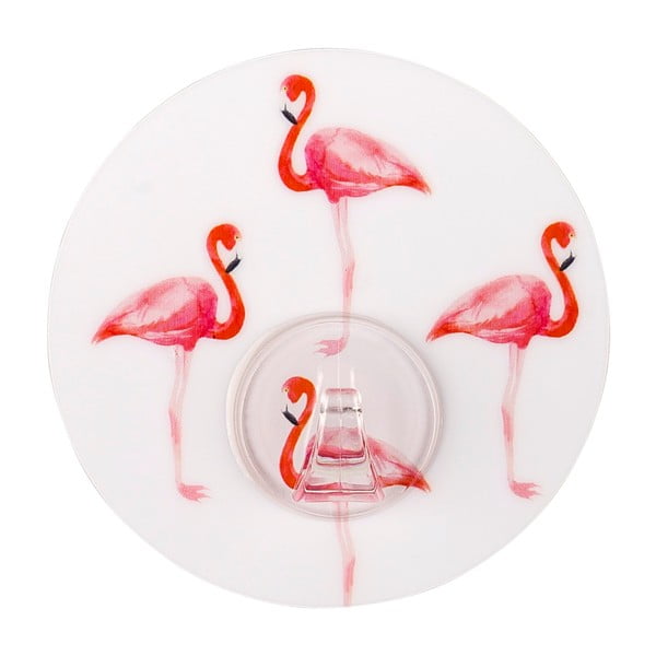 Wieszaczek ścienny z motywem flaminga Wenko UNO