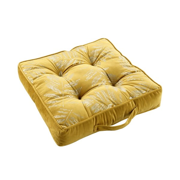 Żółty worek do siedzenia Adelor – douceur d'intérieur