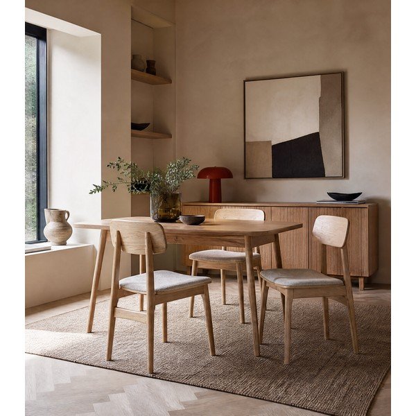 Beżowo-naturalne krzesło Livo – Unique Furniture-image-1