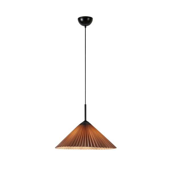 Szara lampa wisząca ø 50 cm Plisado – Markslöjd
