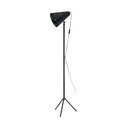 Czarna lampa stojąca Markslöjd Cilla Floor, wys. 1,5 m