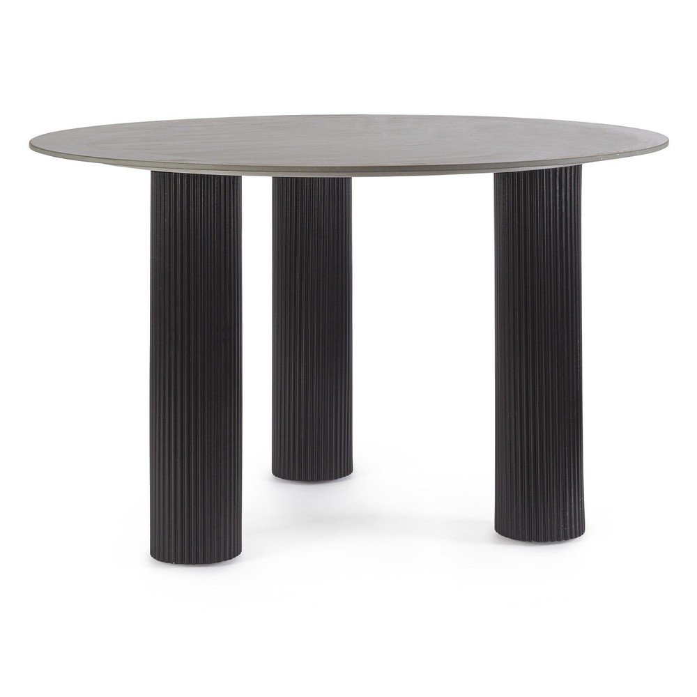Okrągły stół z blatem w dekorze marmuru ø 120 cm Bamira – Yes Everyday