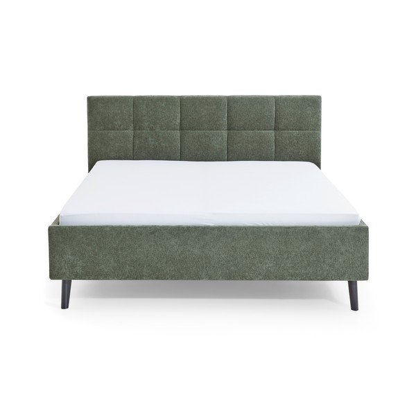Tapicerowane łóżko dwuosobowe bez stelaża 180x200 cm w kolorze khaki Nova – Meise Möbel-image-4