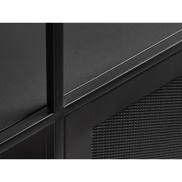 Czarny metalowy regał 80x180 cm Malibu – Unique Furniture-image-4