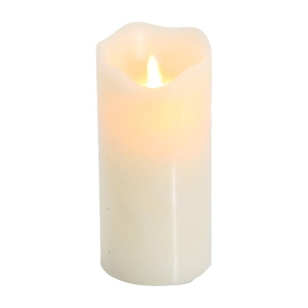 Świeczka LED Vorsteen Candle Cream, 16 cm