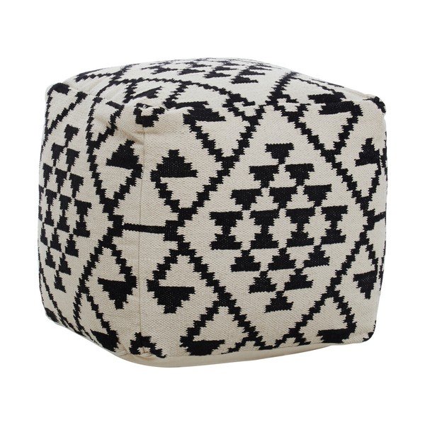 Czarno-biały puf Cefena – Premier Housewares