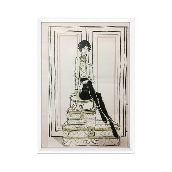 Plakat 20x30 cm Chanel Suitcases – Piacenza Art