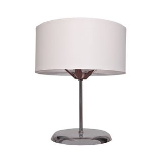Biało-szara lampa stołowa Chromium − Magenta Home