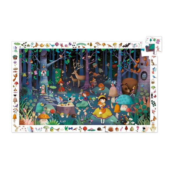 Dziecięce puzzle Djeco Observation Bajeczny las-image-3