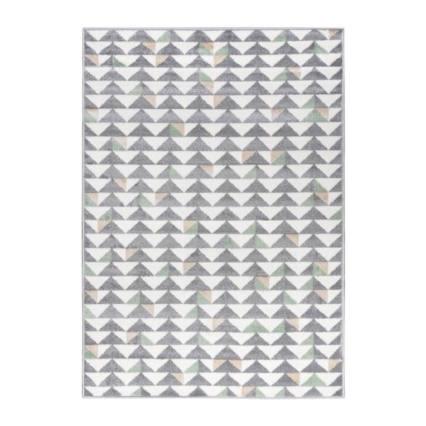 Szaro-biały dywan Mazzini Sofas Montreal, 120x170 cm